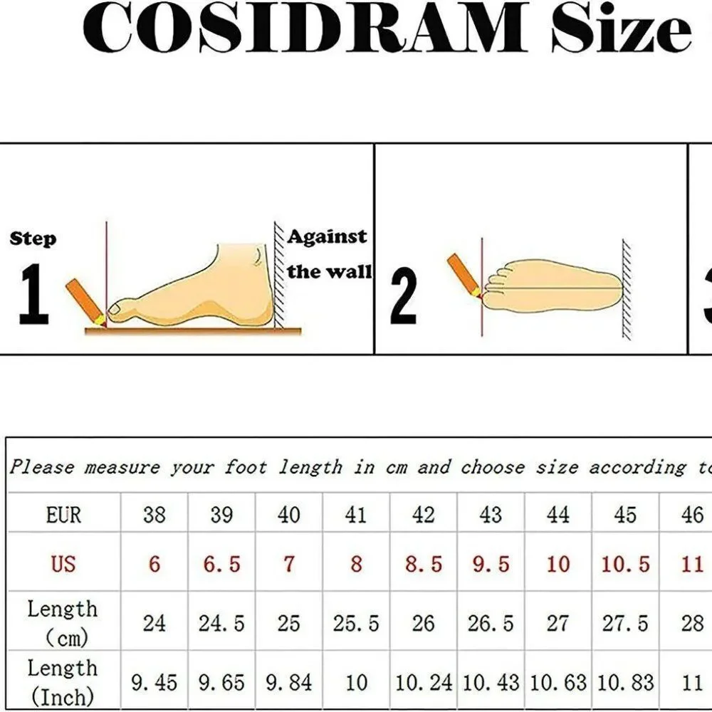 COSIDRAM Casual Fashion Business Luxury Dress Shoes Office Loafers Flats  EU 45